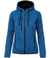 PA366 Proact Ladies Heather Hooded Jacket True Indigo colour image